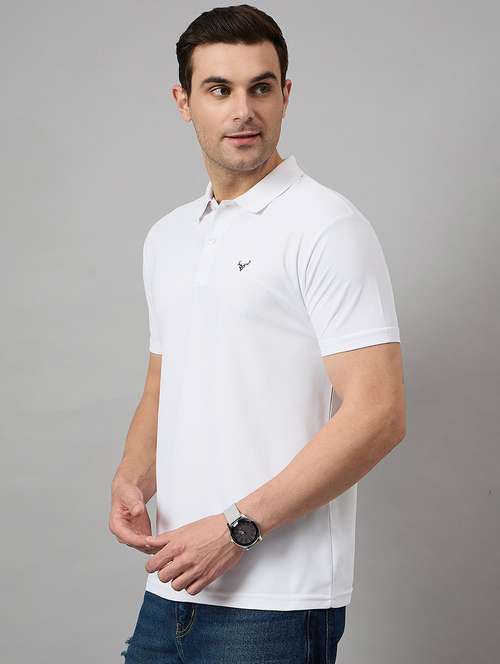 men solid short sleeve polo t-shirt - 21720416 -  Standard Image - 0