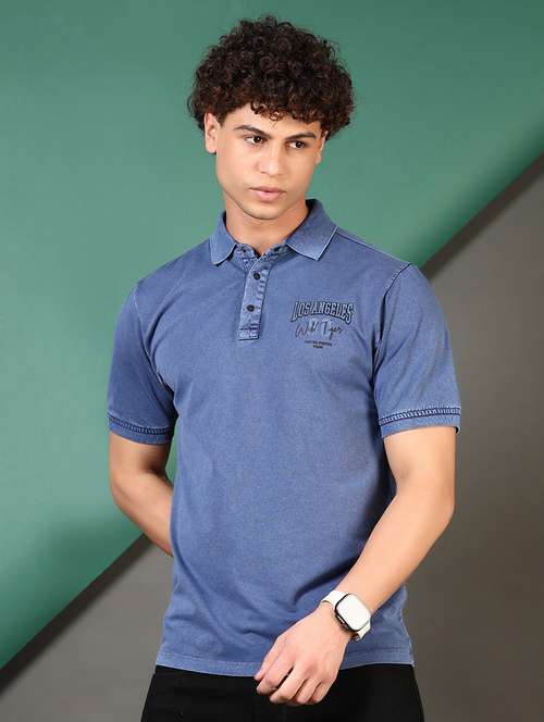 men solid short sleeves polo t-shirt - 21720481 -  Standard Image - 0