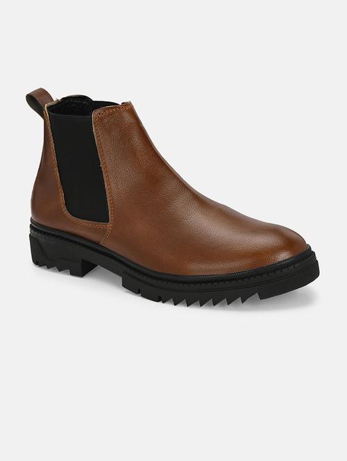 men brown low ankle boot - 21720608 - Standard Image - 0