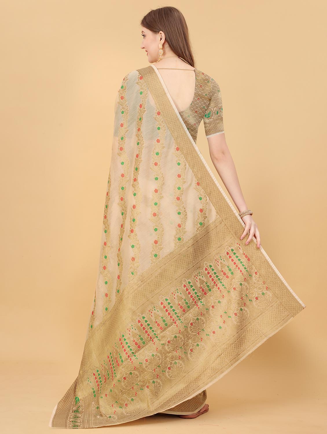 women self design banarasi silk saree with blouse - 21720692 - Standard Image - 2
