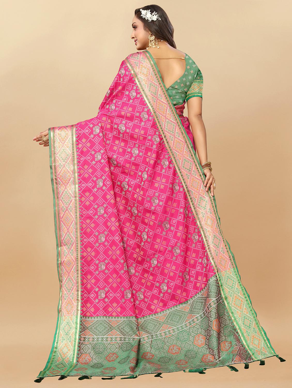 women self design banarasi saree with blouse - 21720828 - Standard Image - 2