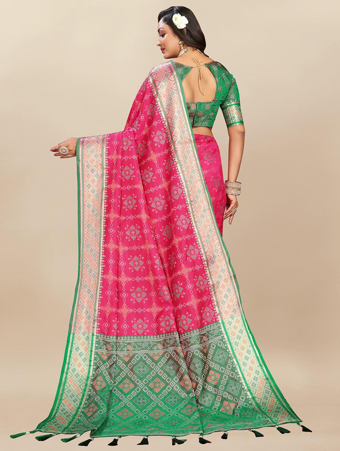 women self design banarasi silk saree with blouse - 21720886 - Standard Image - 2