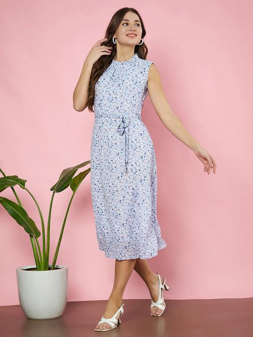 women floral print sleeveless a-line dress - 21720964 -  Standard Image - 0