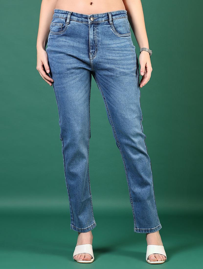 women blue mid rise ankle length denim jean - 21721037 -  Zoom Image - 0