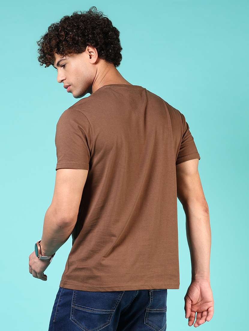men solid short sleeve regular fit t-shirt - 21721059 -  Standard Image - 2