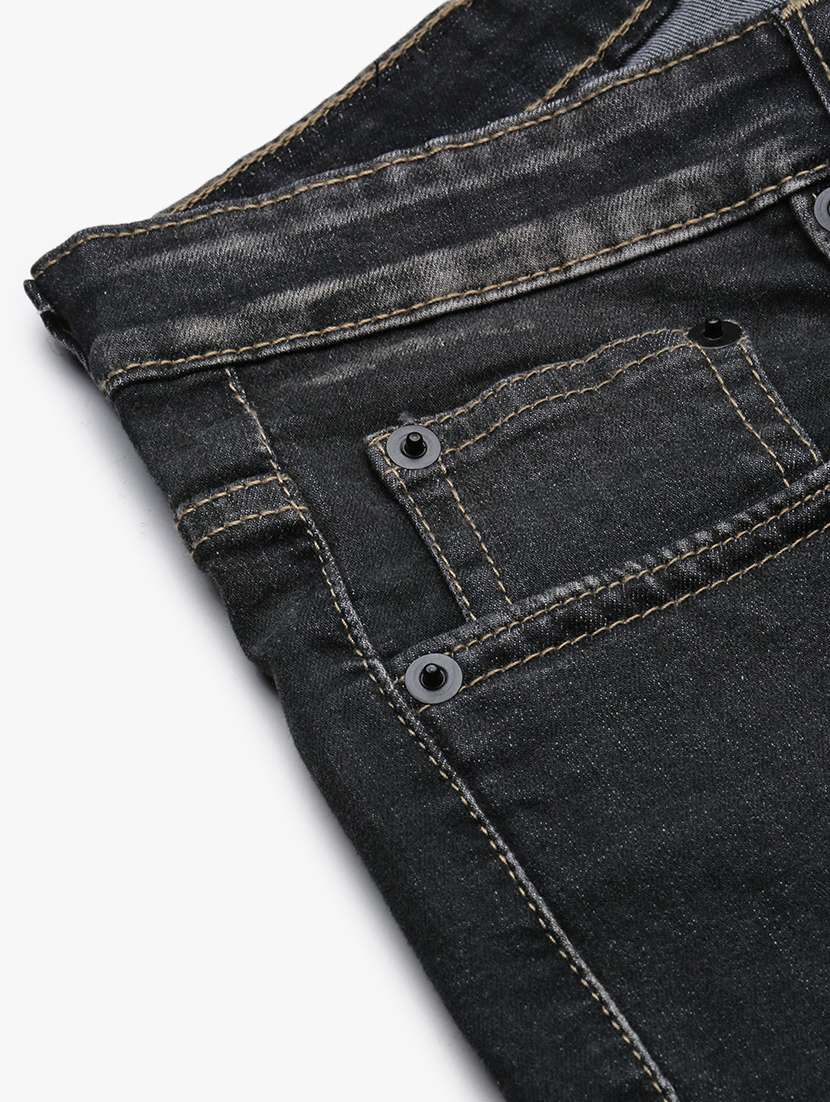 men low rise washed denim jeans - 21721361 -  Standard Image - 7