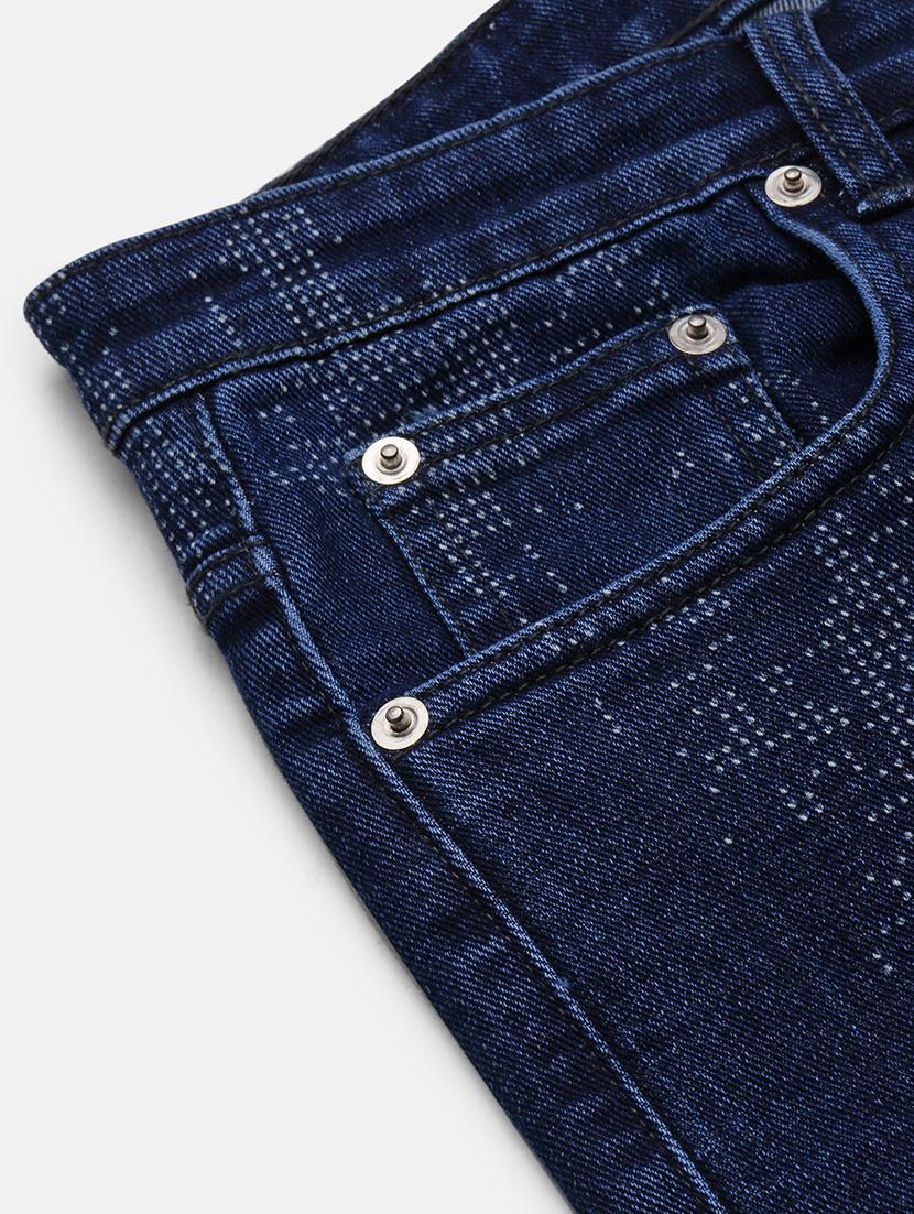 men low rise printed denim jeans - 21721364 - Standard Image - 7
