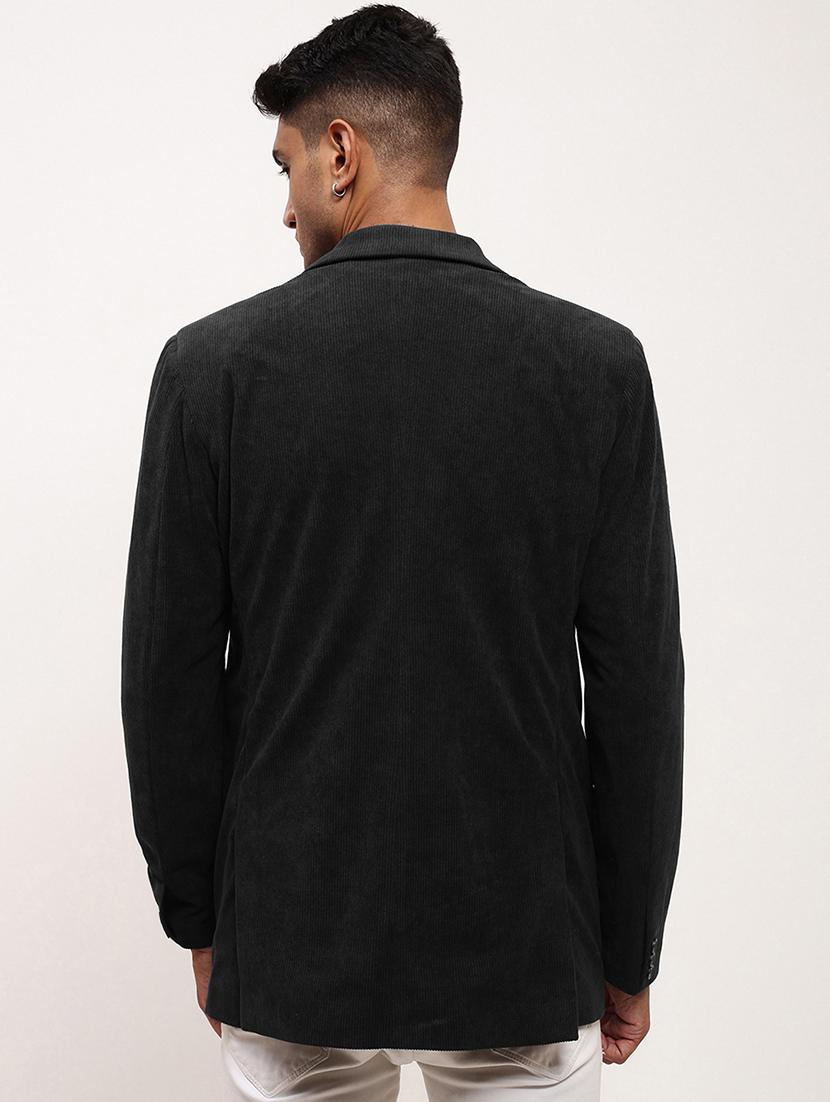 men's solid single-breasted blazer - 21721383 - Standard Image - 2