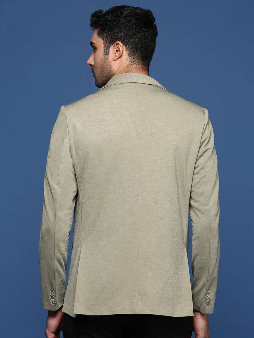Men's Solid Single-breasted Blazer - 21721387 -  Standard Image - 2