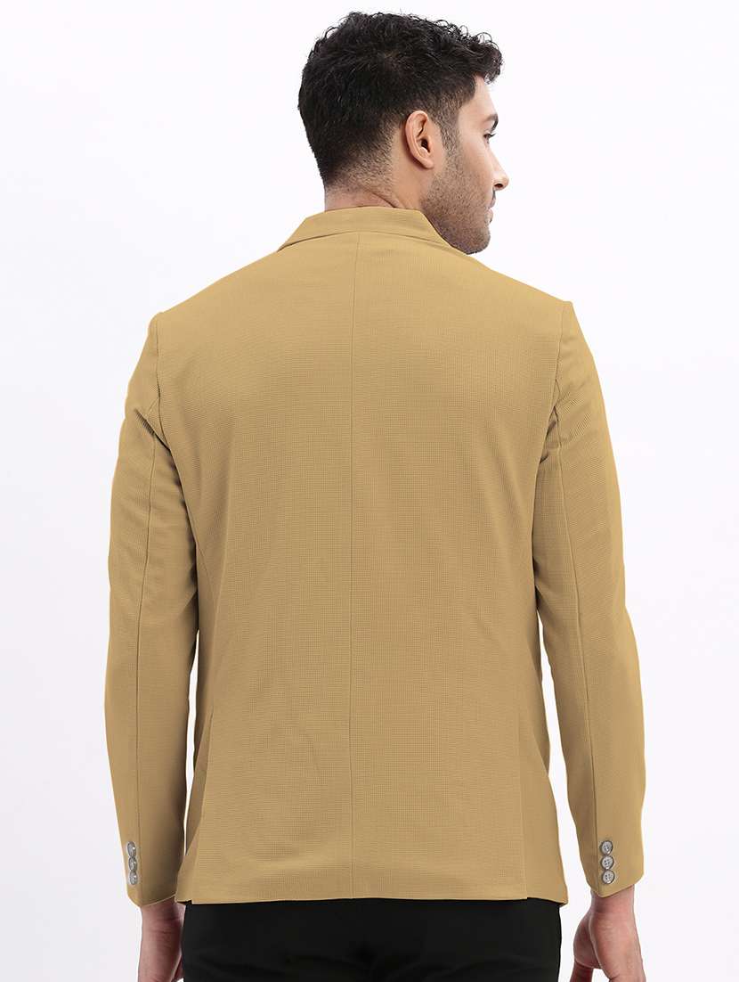 men's solid single-breasted blazer - 21721394 -  Standard Image - 2