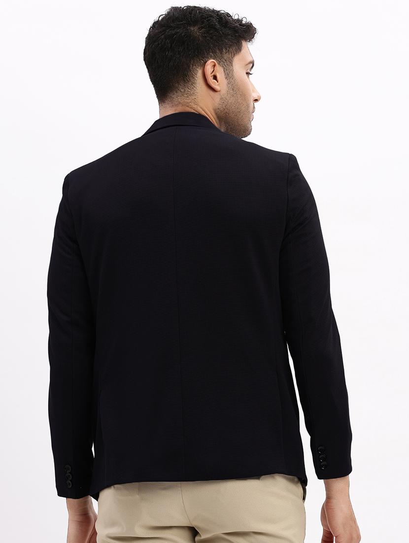 men's solid single-breasted blazer - 21721395 - Standard Image - 2