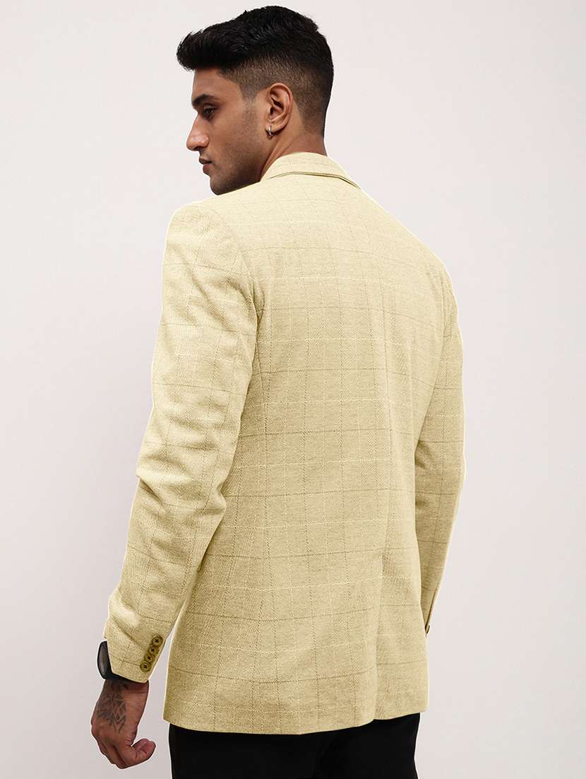 men's solid single-breasted blazer - 21721399 -  Standard Image - 2