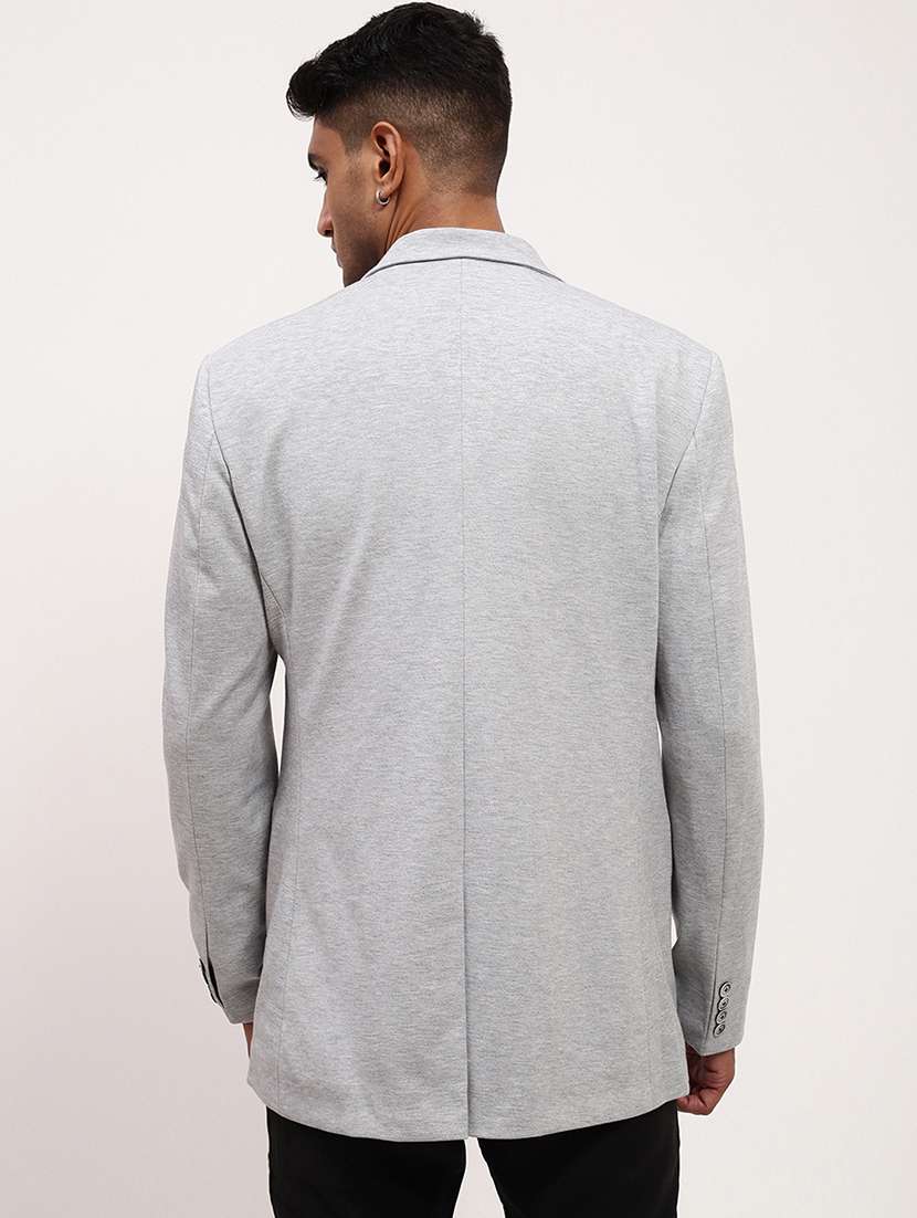 men's solid single-breasted blazer - 21721400 -  Standard Image - 2