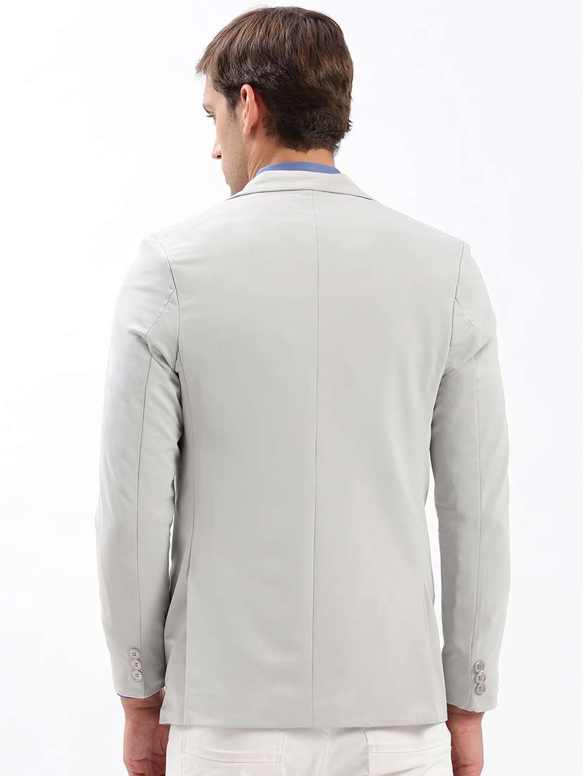 men's solid single-breasted blazer - 21721406 -  Standard Image - 2