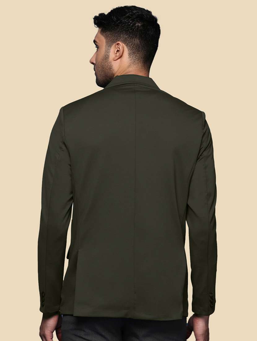 men's solid single-breasted blazer - 21721408 -  Standard Image - 2