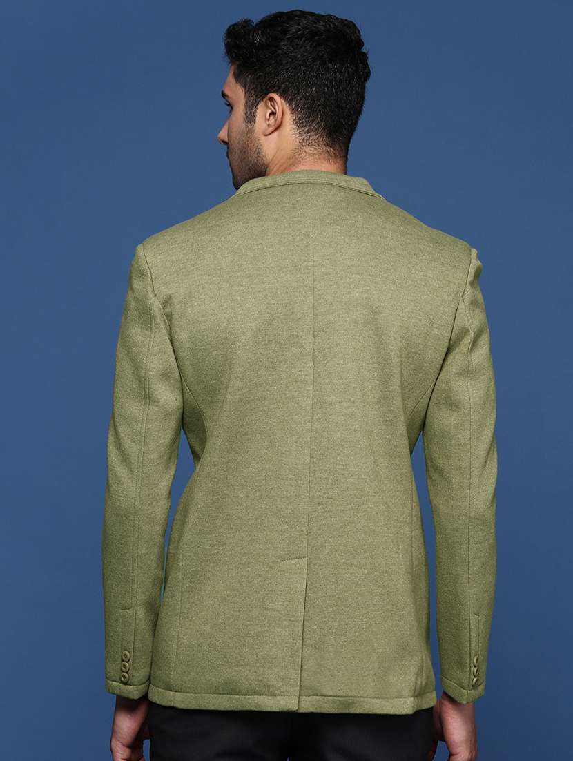 men's solid single-breasted blazer - 21721423 -  Standard Image - 2