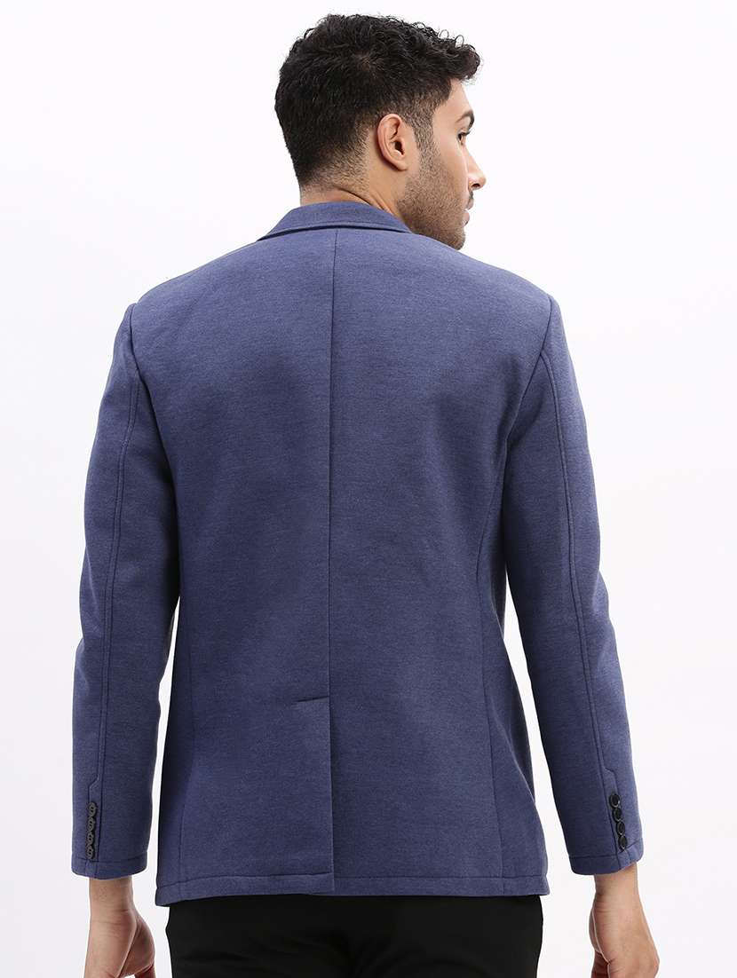men's solid single-breasted blazer - 21721424 -  Standard Image - 2