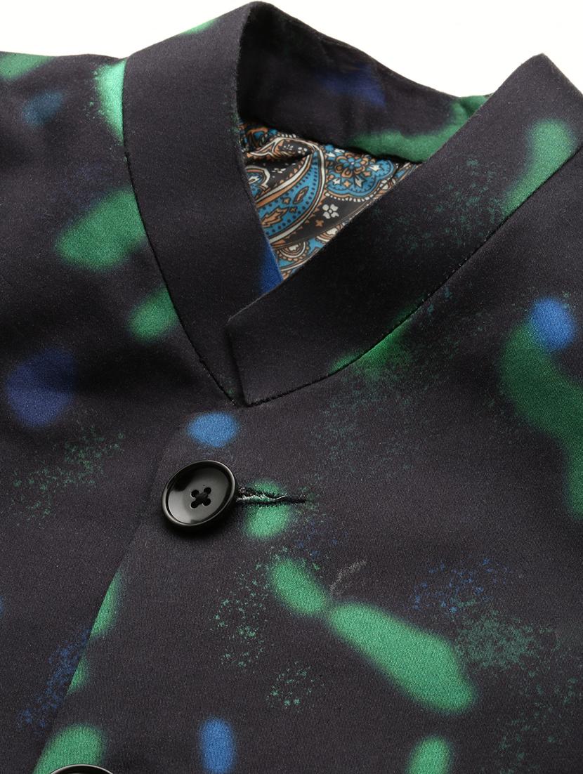 men printed long sleeve bandhgalas casual blazer - 21721511 - Standard Image - 7