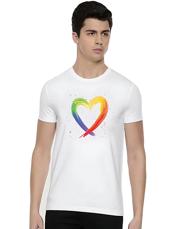 men front print short sleeve t-shirt - 21721548 - Zoom Image - 0