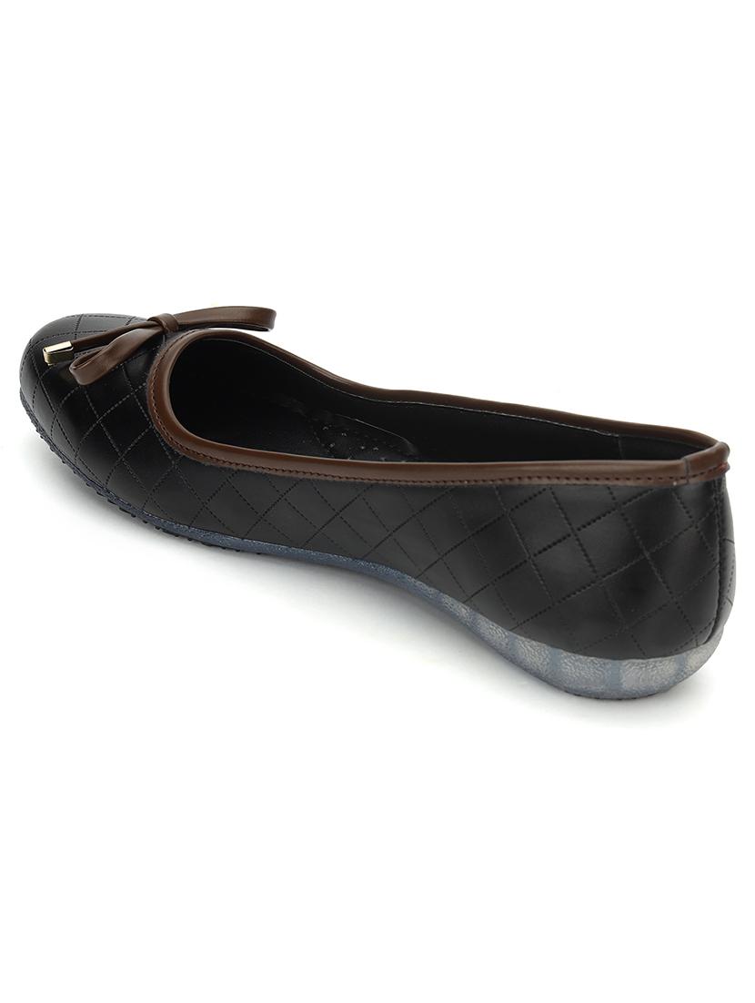 women black slip on ballerina - 21721759 - Standard Image - 2