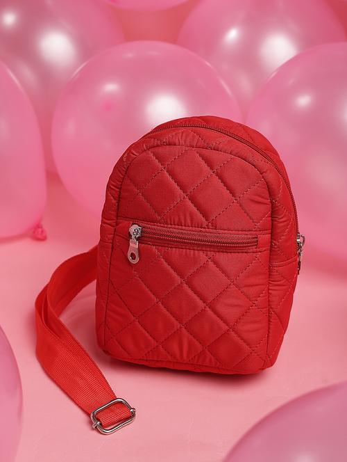 women red solid quilted sling bag - 21721925 -  Standard Image - 0