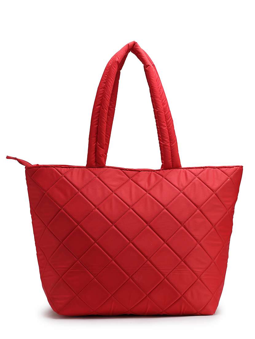 women red solid quilted handbag - 21721928 -  Standard Image - 2