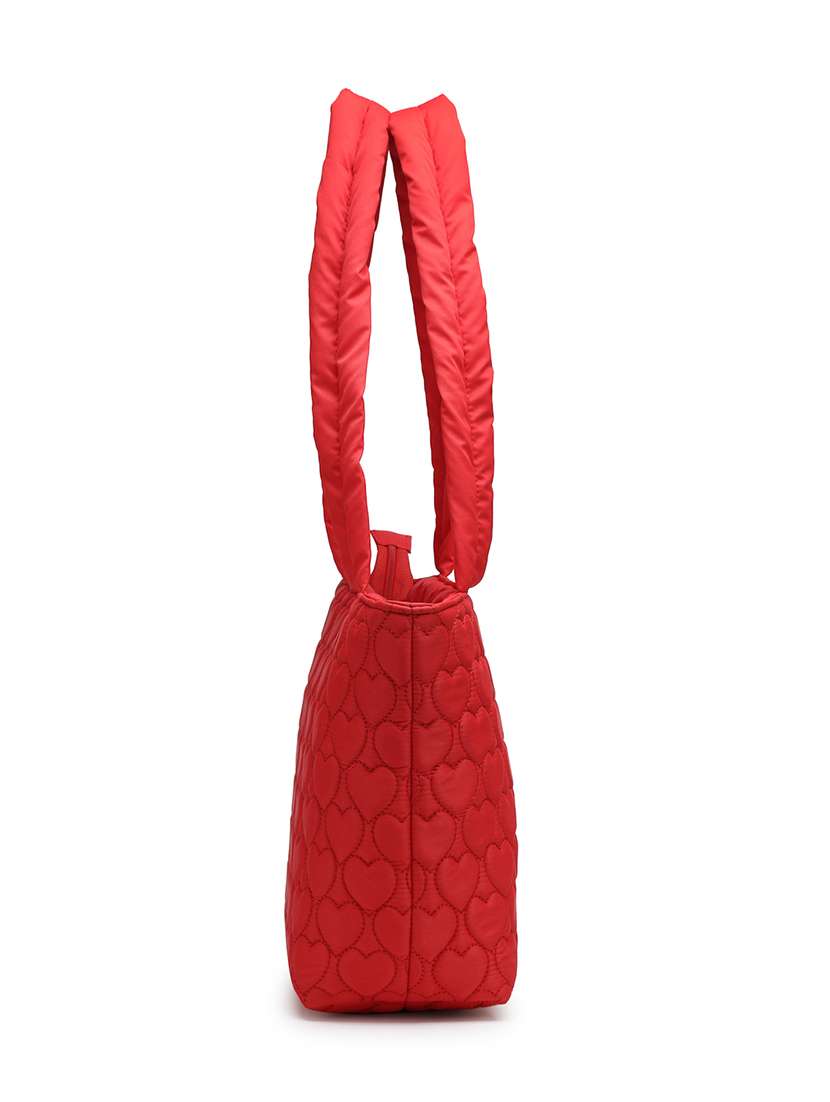 women red solid quilted handbag - 21721929 -  Standard Image - 2