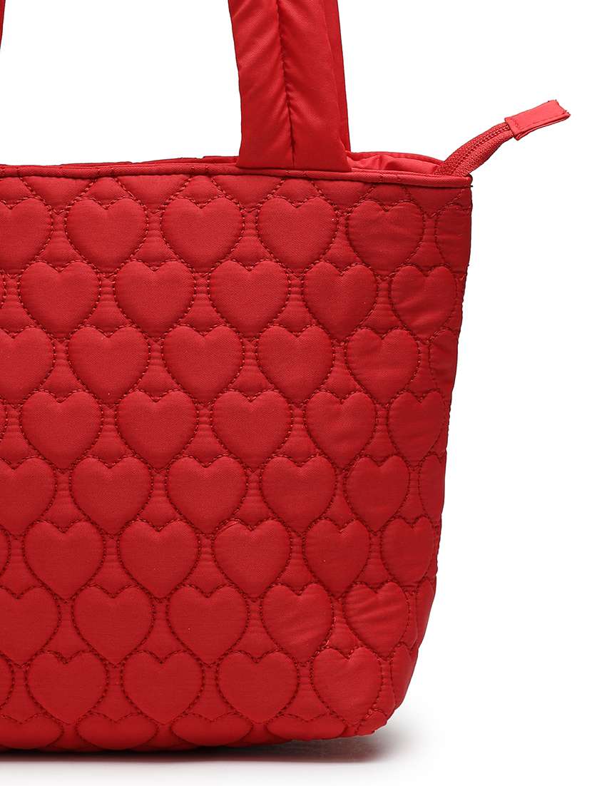 women red solid quilted handbag - 21721929 -  Standard Image - 7