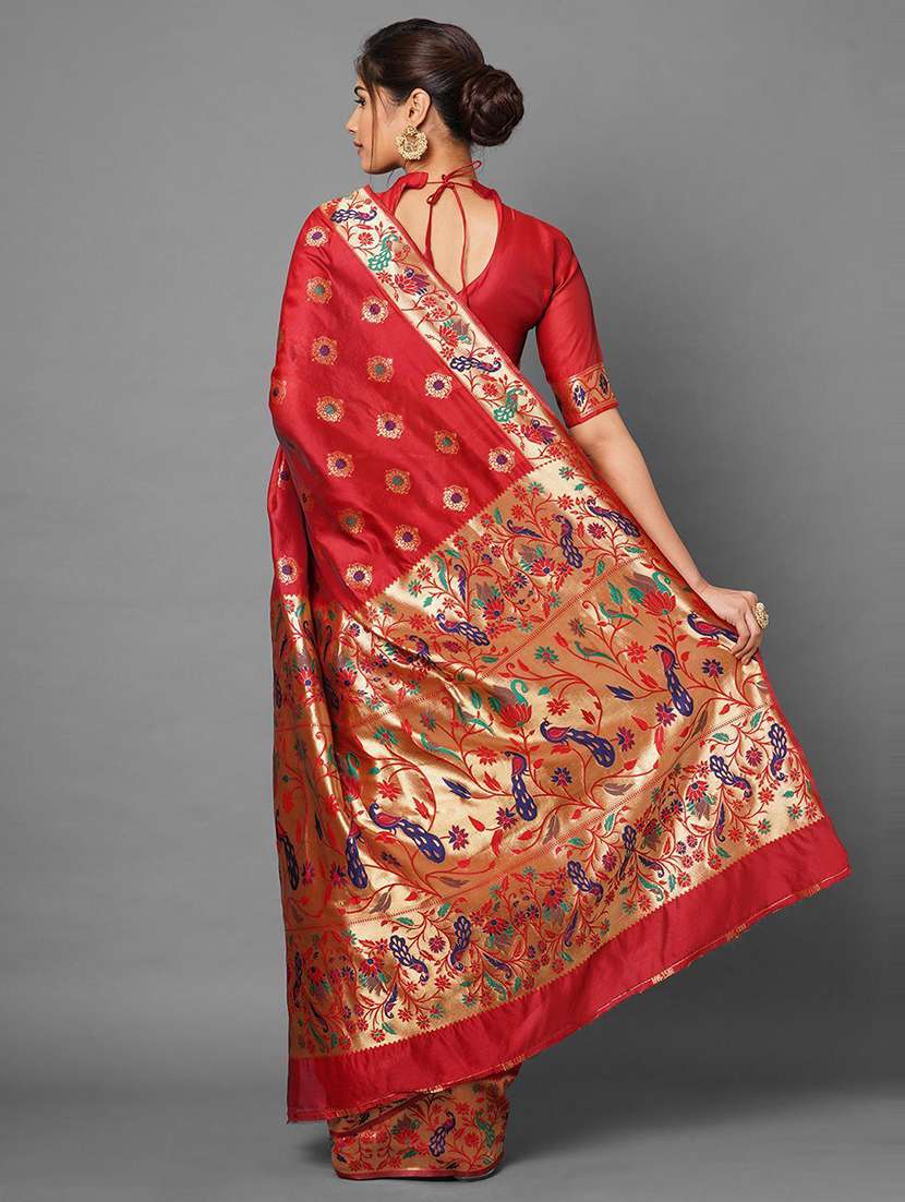 women self design banarasi saree with blouse - 21722722 -  Standard Image - 2