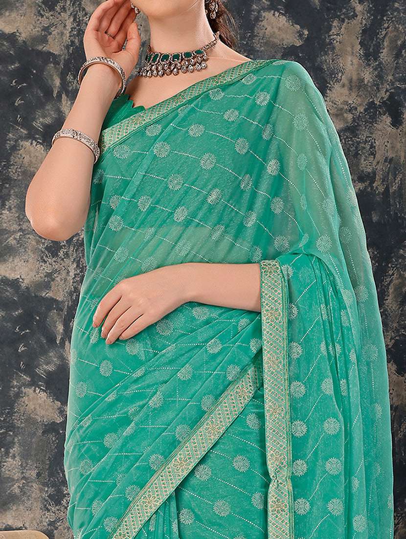 women printed casual wear saree with blouse - 21723528 -  Standard Image - 2