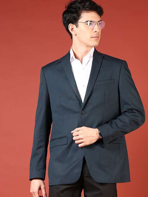 men long sleeves single breasted blazer - 21724076 -  Standard Image - 0
