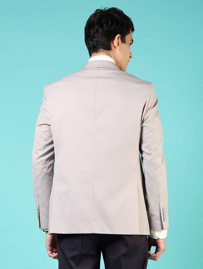 men long sleeves single breasted blazer - 21724081 - Standard Image - 2