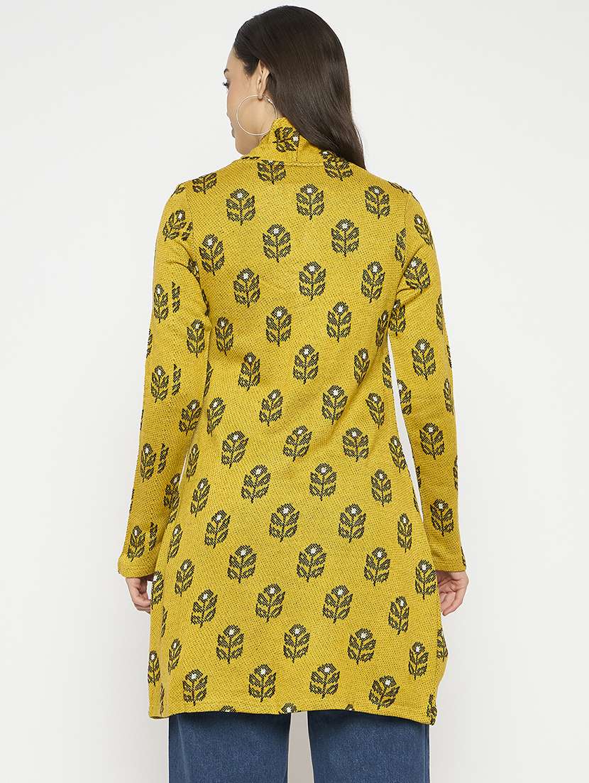 women self designed long sleeves cardigan - 21724251 -  Standard Image - 2