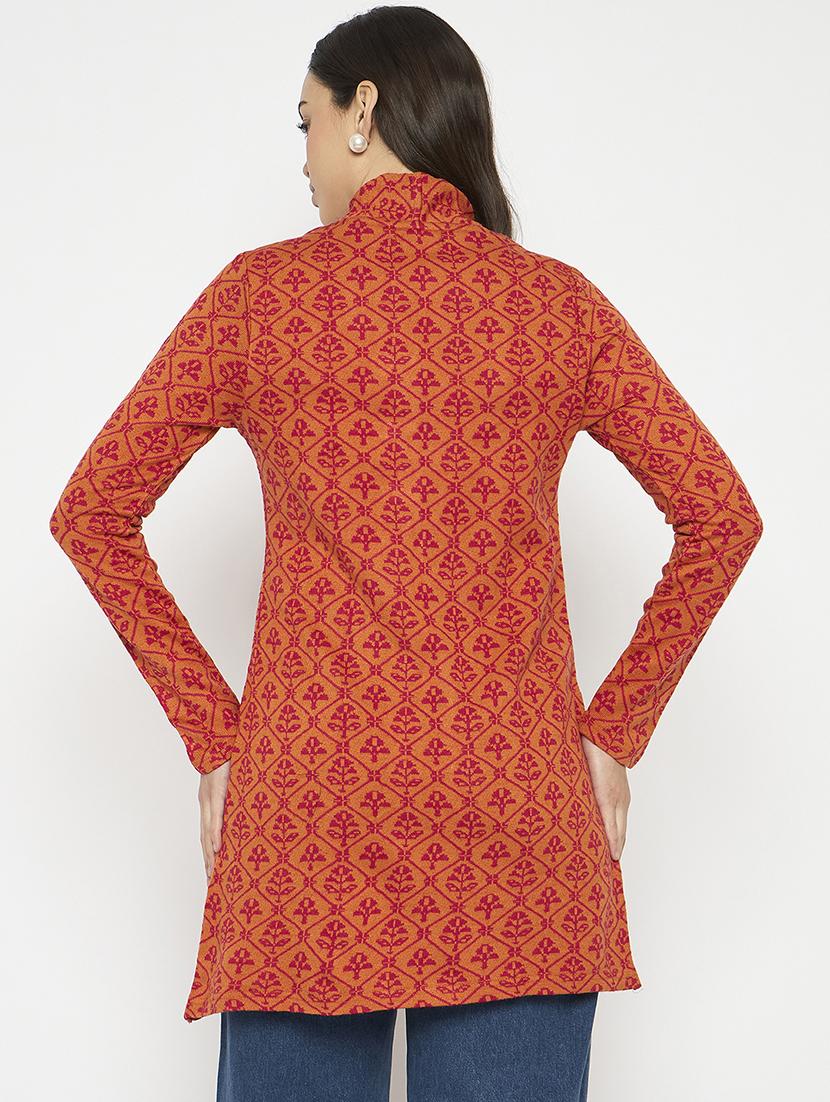 women self designed long sleeves cardigan - 21724254 - Standard Image - 2