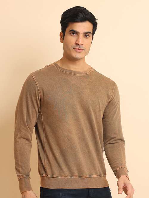 men long sleeves plain sweatshirt - 21724387 -  Standard Image - 0