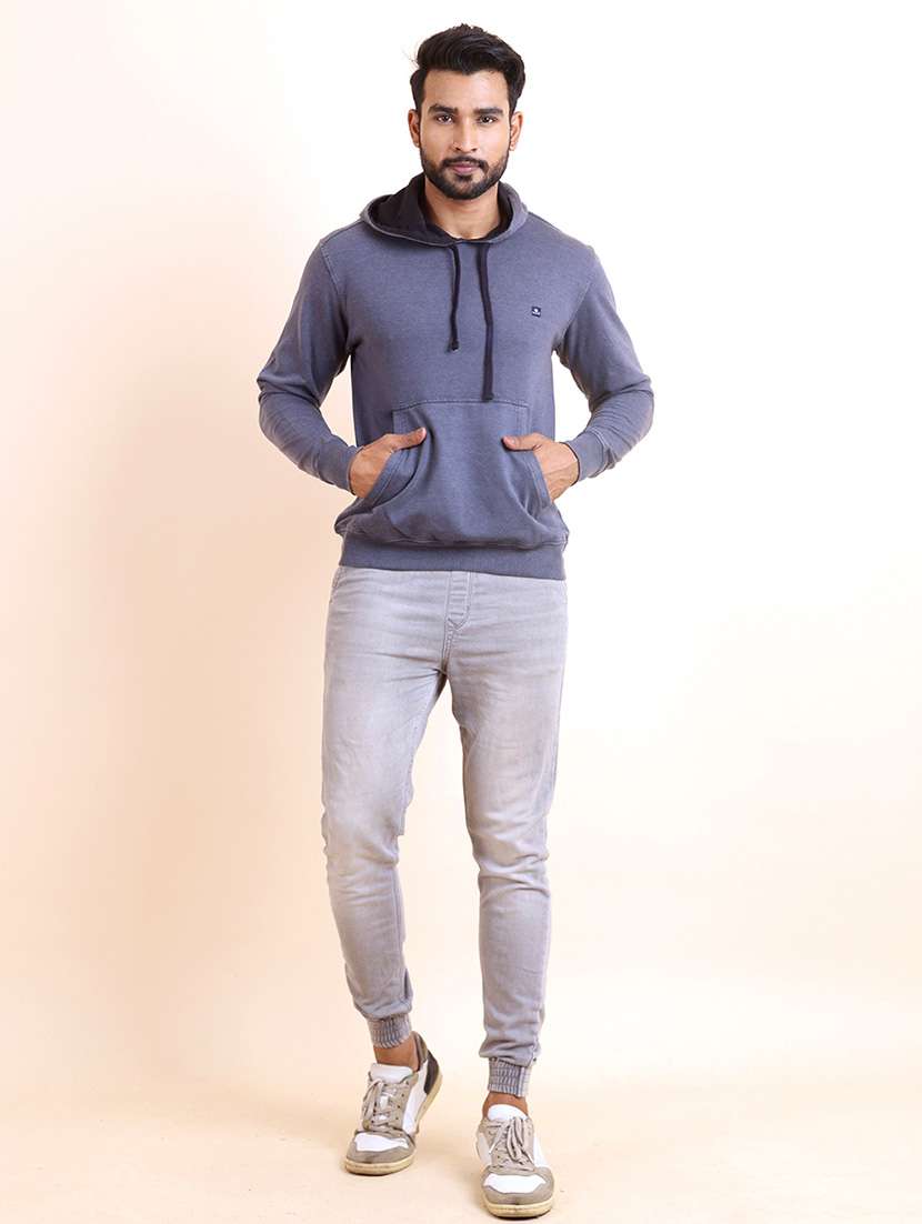men long sleeves plain sweatshirt - 21724389 -  Standard Image - 2