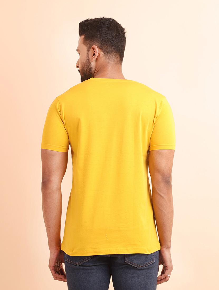 men front print short sleeve t-shirt - 21724470 - Standard Image - 2