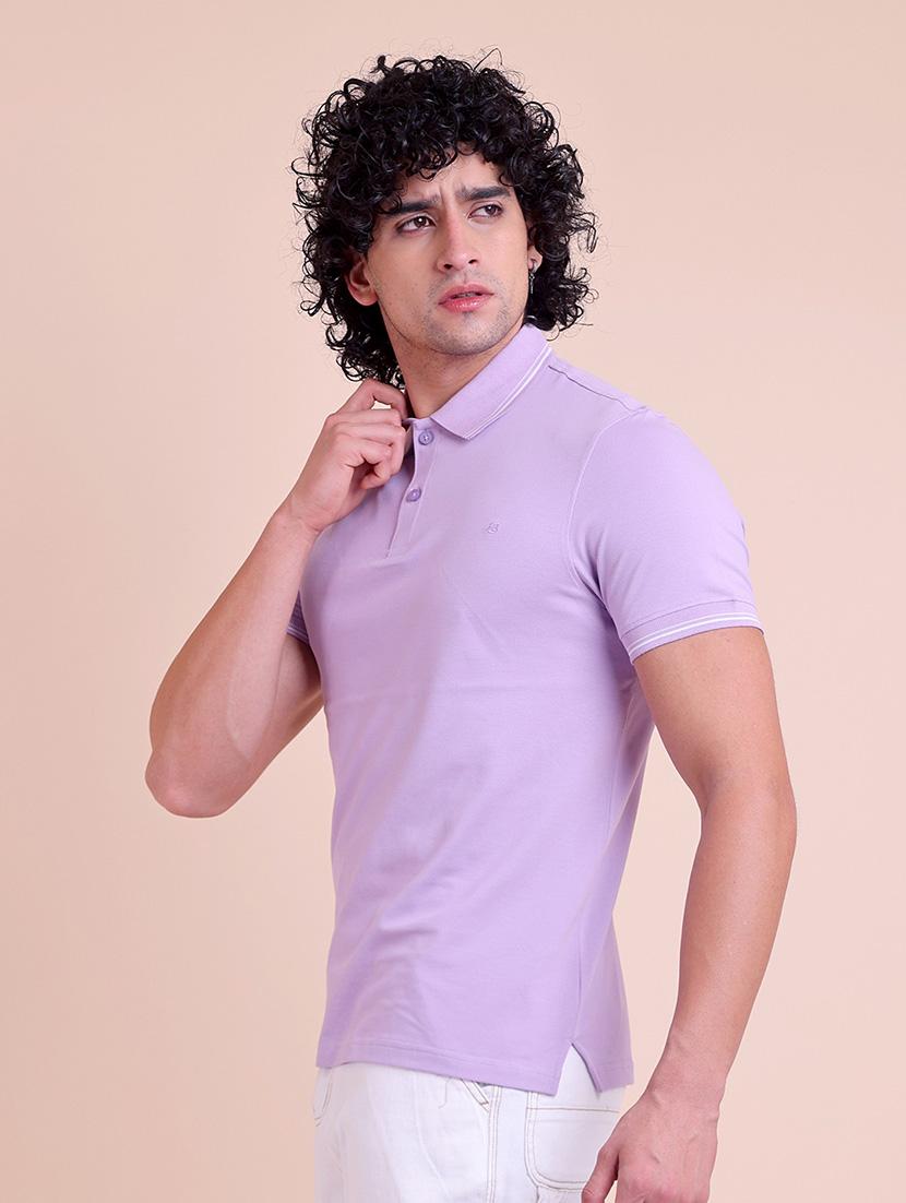 men short sleeves plain polo t-shirt - 21724484 - Standard Image - 2