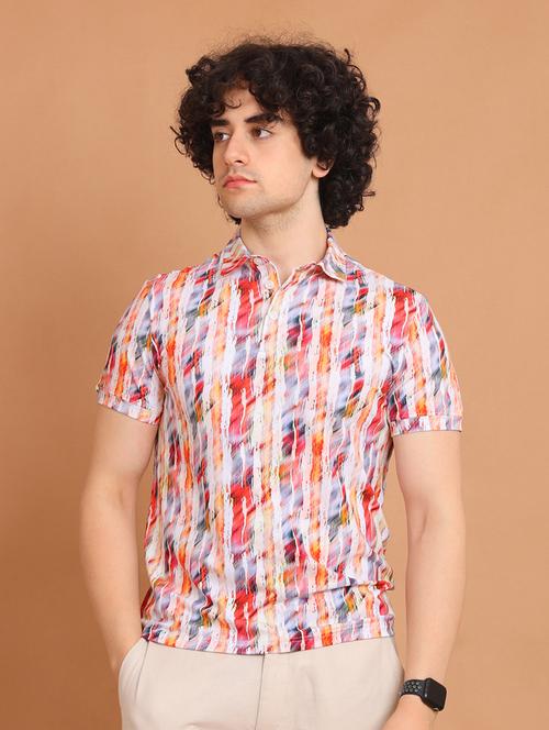 men short sleeves printed polo t-shirt - 21724495 - Standard Image - 0