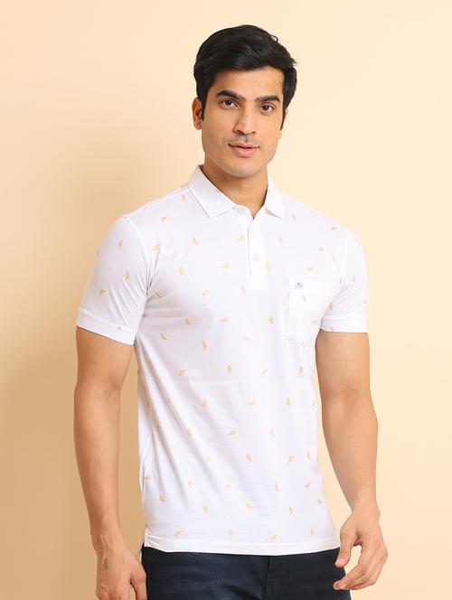 men short sleeves printed polo t-shirt - 21724536 - Standard Image - 0
