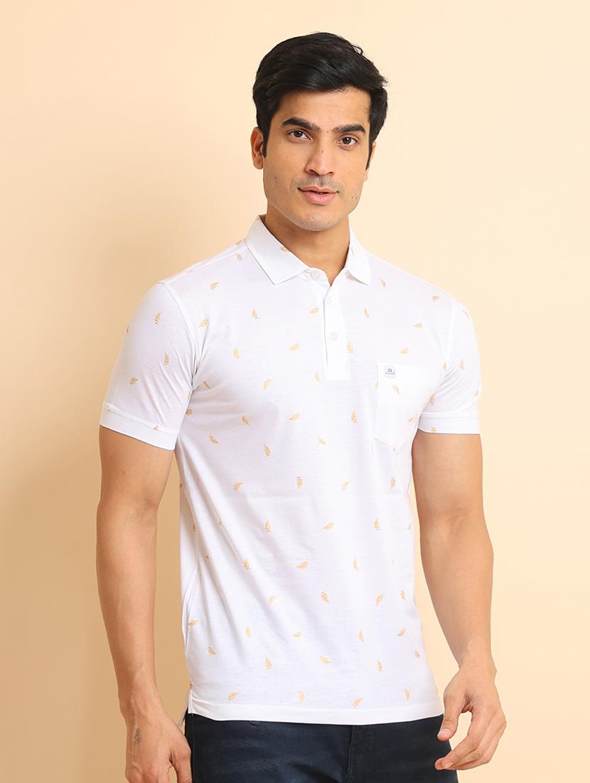 men short sleeves printed polo t-shirt - 21724536 - Zoom Image - 0