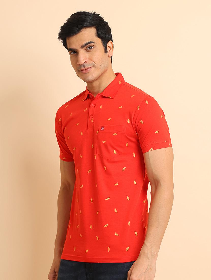 men short sleeves printed polo t-shirt - 21724537 - Standard Image - 2