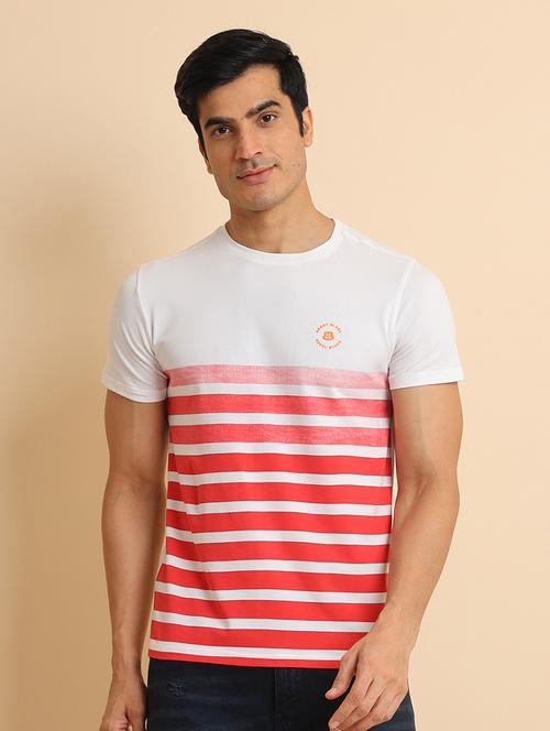 men short sleeves striped t-shirt - 21724545 -  Standard Image - 0