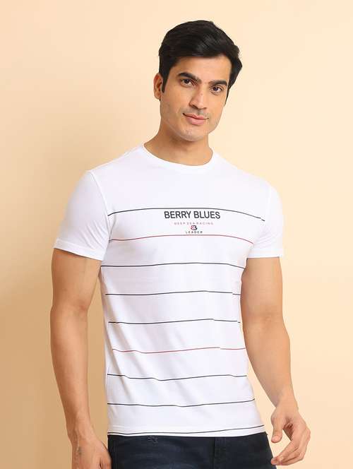 men short sleeves striped t-shirt - 21724548 -  Standard Image - 0