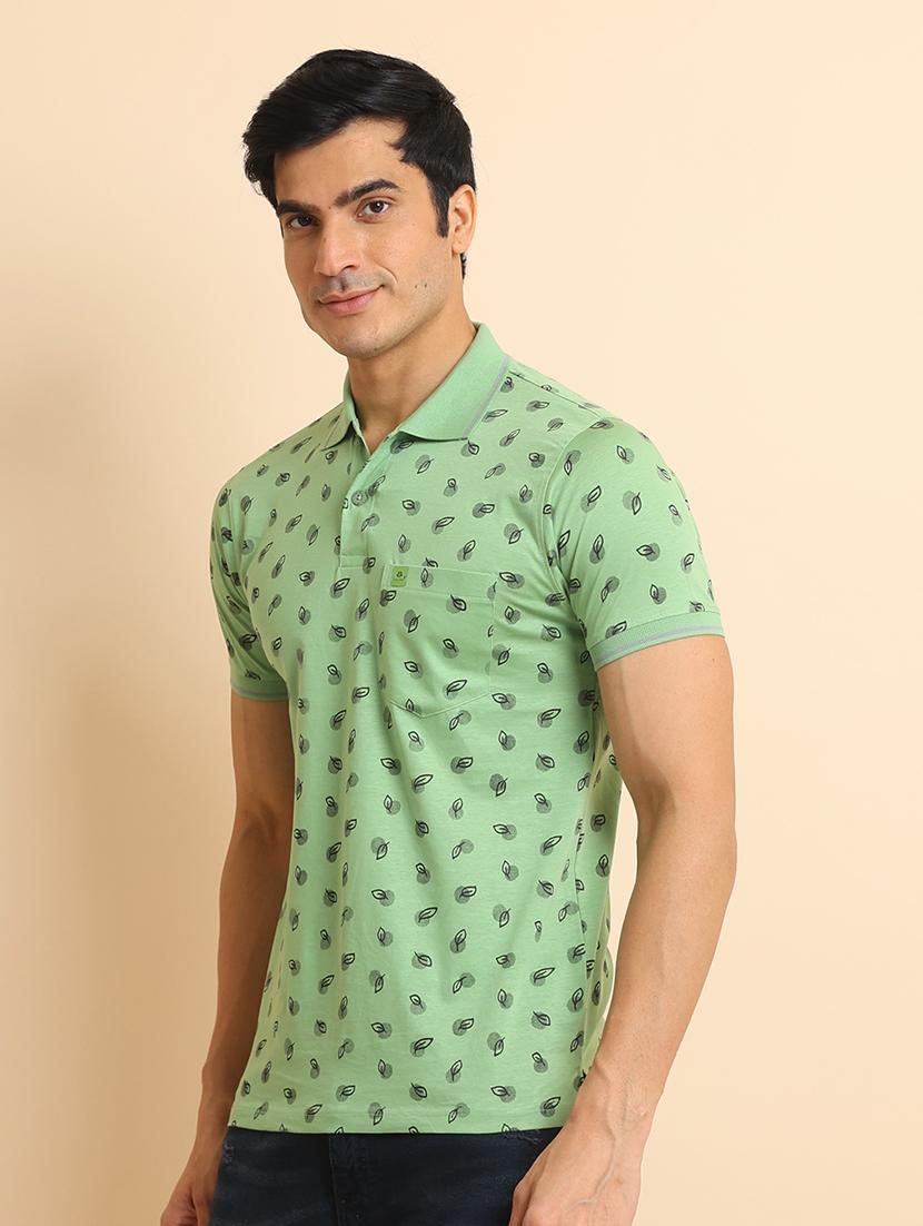 men short sleeves printed polo t-shirt - 21724569 - Standard Image - 2