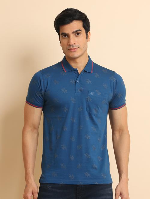 men short sleeves printed polo t-shirt - 21724573 - Standard Image - 0
