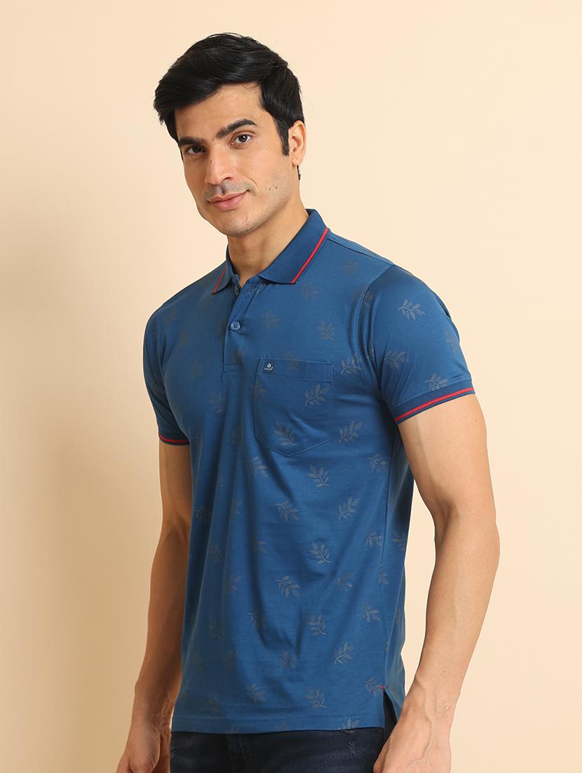 men short sleeves printed polo t-shirt - 21724573 - Standard Image - 2