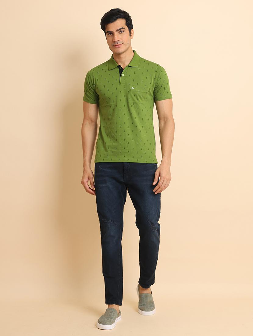 men short sleeves printed polo t-shirt - 21724588 - Standard Image - 2