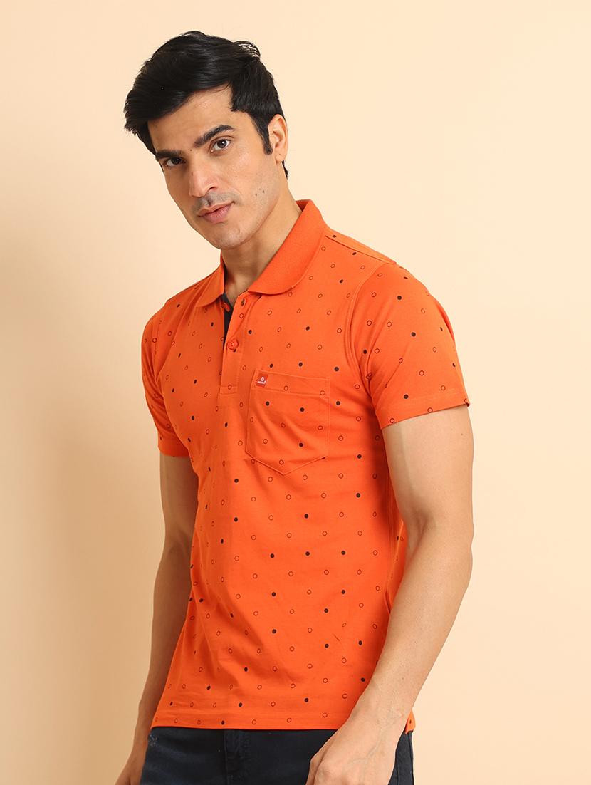 men short sleeves printed polo t-shirt - 21724590 - Standard Image - 2