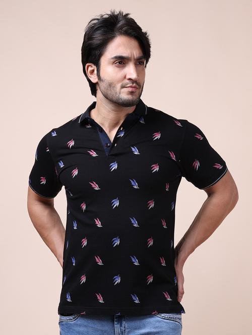 men short sleeves printed polo t-shirt - 21724640 - Standard Image - 0